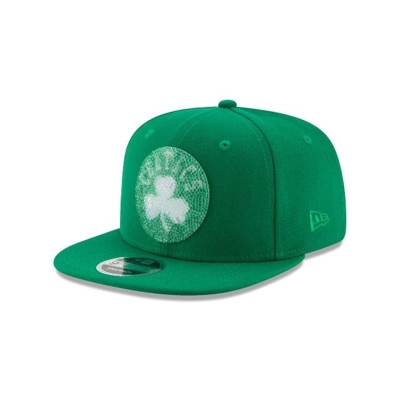 Sapca New Era Boston Celtics NBA Crystals from Swarovski Original Fit 9FIFTY Snapback - Verzi